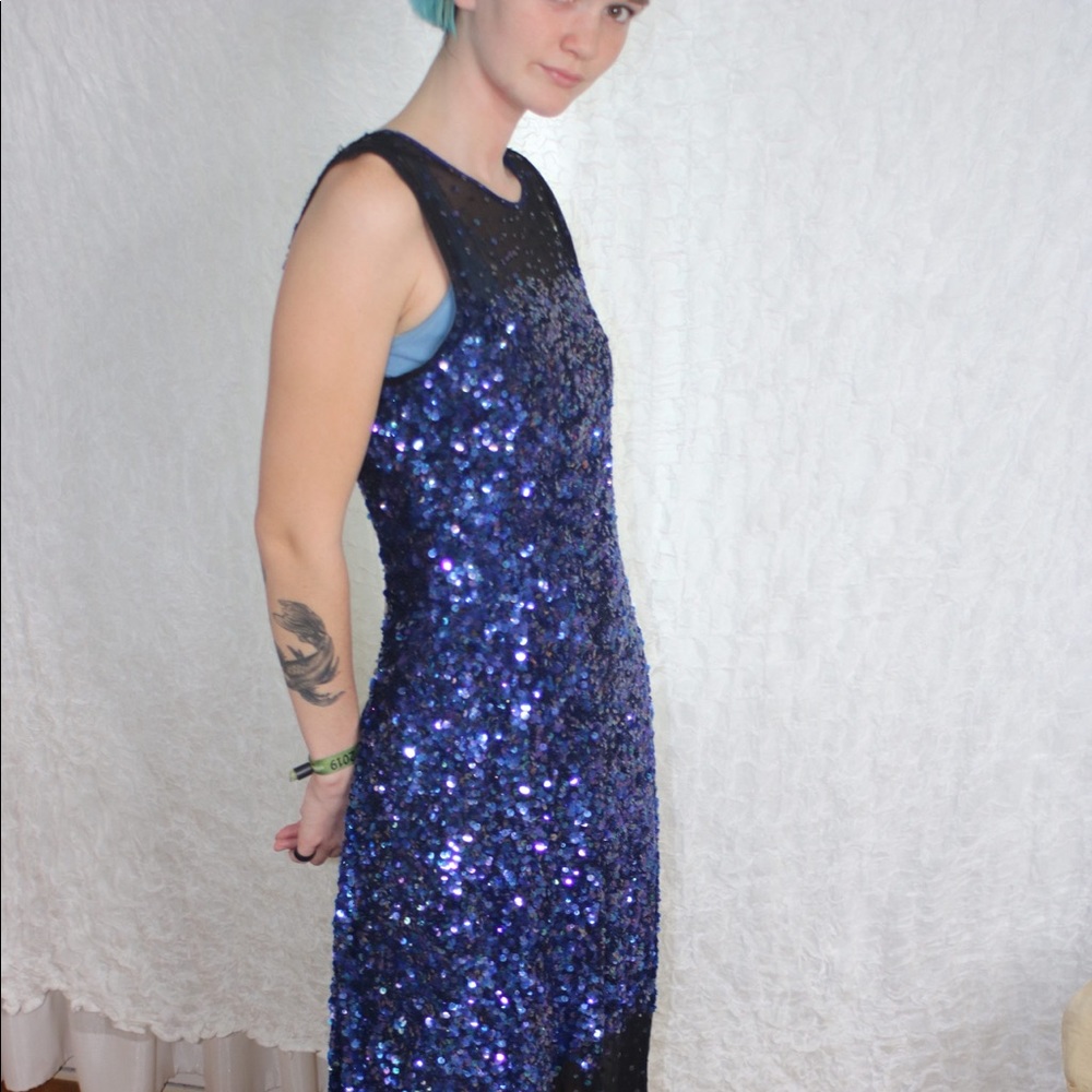 COPY - Handmade evening gown vintage 1960, in the style of 1940’s